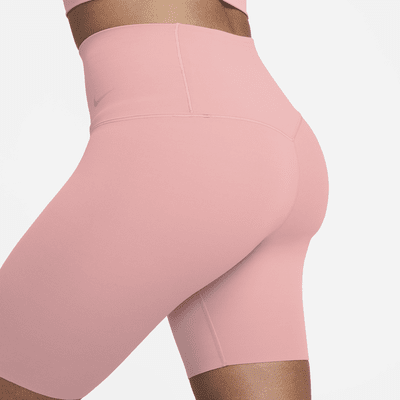 Shorts de ciclista de cintura alta de 20 cm con soporte suave para mujer Nike Zenvy