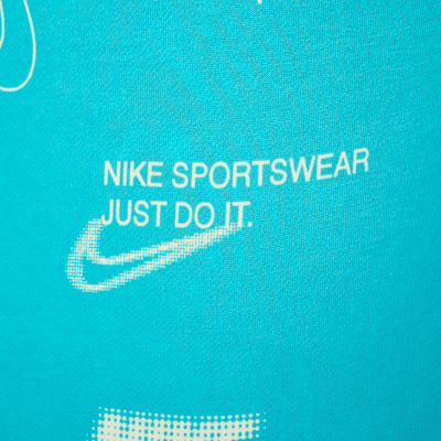 Nike Sportswear Club Sudadera con gorro de French Terry para niños talla grande