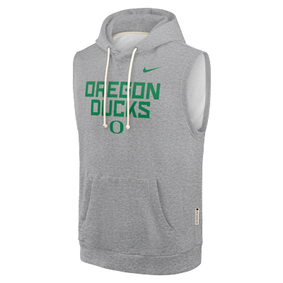 Sudadera con gorro sin cierre sin mangas universitaria Nike Dri-FIT para hombre Oregon Sideline