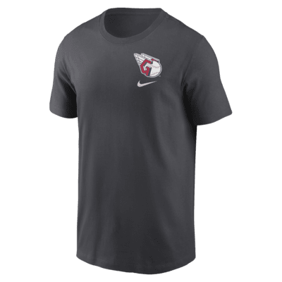 Cleveland Guardians Logo Sketch Bar Men's Nike MLB T-Shirt. Nike.com
