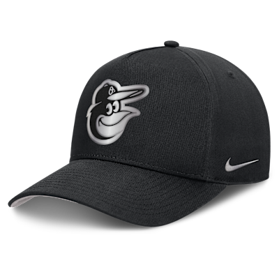 Baltimore Orioles Rise Men's Nike Dri-FIT MLB A-Frame Trucker Adjustable Hat from Nike - $40