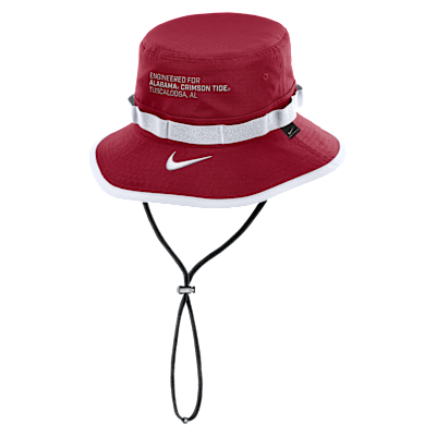 Gorro tipo pescador universitario Nike Dri-FIT para hombre Alabama Sideline Apex Gameday Boonie