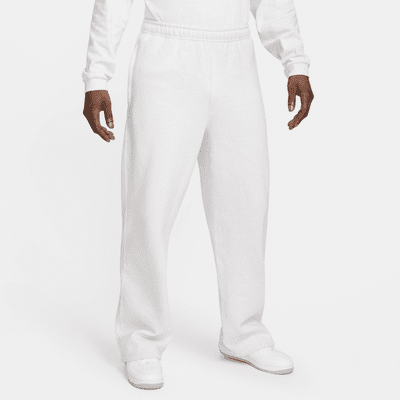 Nike Solo Swoosh Men's Open-Hem Fleece Pants. Nike.com
