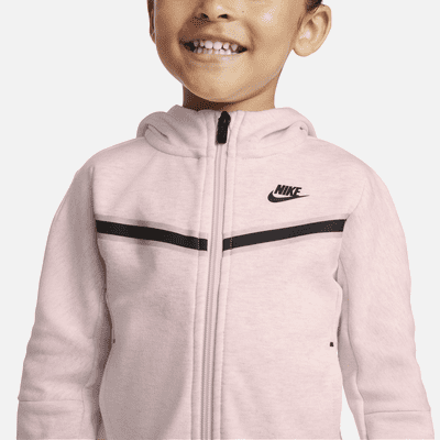 Conjunto de sudadera con gorro con cierre y pantalón para bebé (12 a 24 meses) Nike Sportswear Tech Fleece