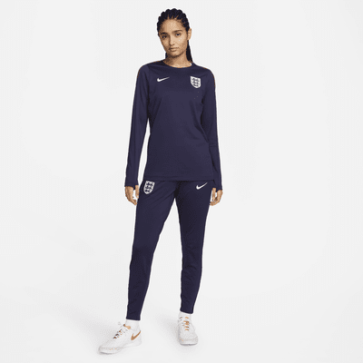 Haut de foot à col ras-du-cou Nike Dri-FIT Angleterre Strike pour femme