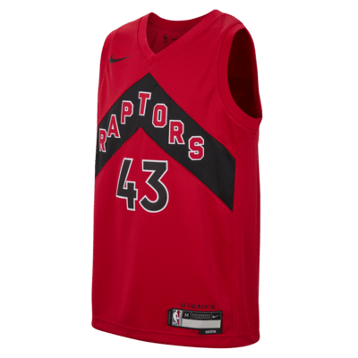 Koszulka dla dużych dzieci Nike Dri-FIT NBA Swingman Pascal Siakam Toronto Raptors Icon Edition 2022/23