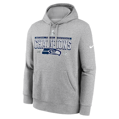 Seattle Seahawks 2026 NFC Champions Trophy Collection Men's Nike NFL Pullover Hoodie