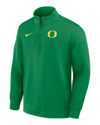 Мужские  Oregon Coaches Nike Dri-FIT College Long-Sleeve 1/2-Zip Top