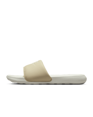 nike victori white slides