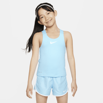 Camiseta de tirantes ajustada Nike Dri-FIT para niños talla pequeña