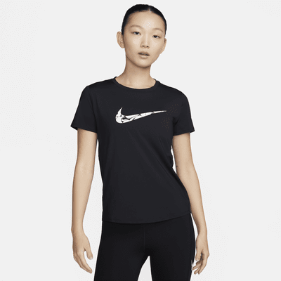 ナイキ ワン スウッシュ ウィメンズ Dri-FIT ショートスリーブ ランニングトップ