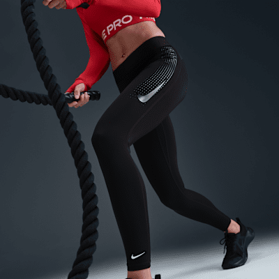 Nike Pro Women's Mid-Rise Full-Length Leggings