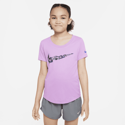 blootstelling Lokken Slang T-shirts en tops voor meisjes. Nike BE