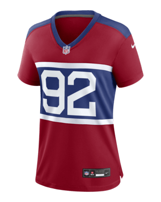 Женские джерси Michael Strahan New York Giants Nike NFL Game Football Jersey для футбола