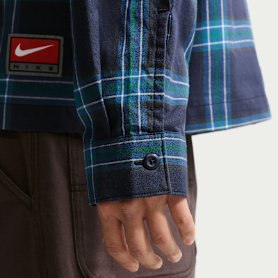 나이키 라이프 남성 긴팔 플란넬 셔츠