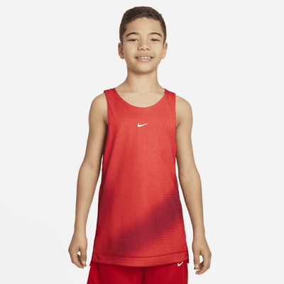 Jersey de básquetbol reversible para niños talla grande Nike Culture of Basketball