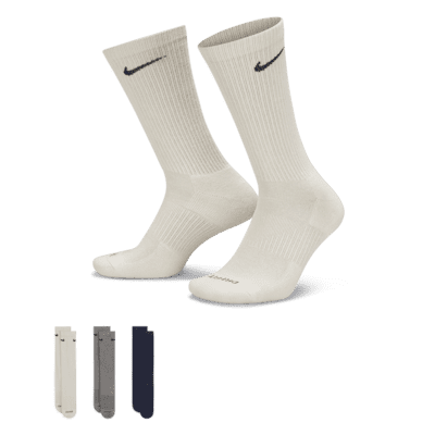 Calcetas de entrenamiento (3 pares) Nike Everyday Plus Cushioned