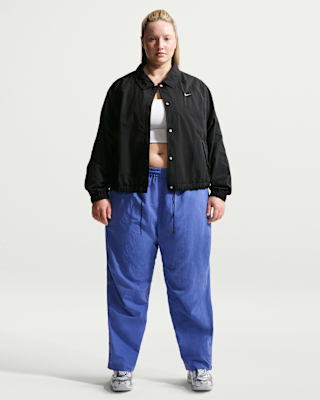 Женские  Nike Sportswear Oversized High-Waisted Woven Pants (Plus Size)
