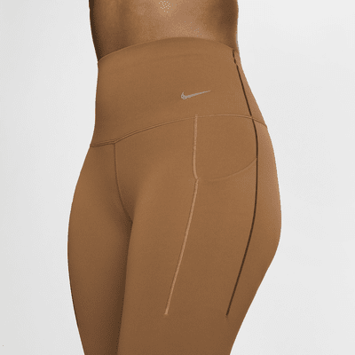 Leggings de 7/8 de tiro alto y sujeción media con bolsillos para mujer Nike Universa