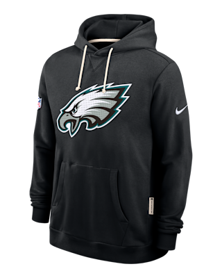 Мужское худи Philadelphia Eagles Initial Home Sideline Nike Dri-FIT NFL Pullover Hoodie