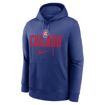 Chicago Cubs Club Slack Men's Nike MLB Pullover Hoodie