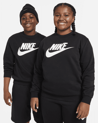 Подростковый свитшот Nike Sportswear Club Fleece Big Kids' (Extended Size)