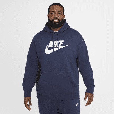 Sudadera con gorro sin cierre con estampado para hombre Nike Sportswear Club Fleece