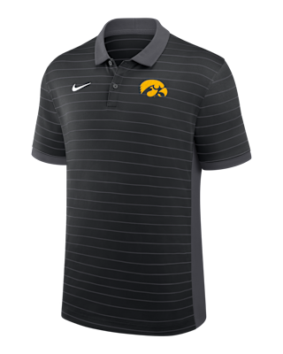 Мужские  Iowa Sideline Victory Stripe Nike Dri-FIT College Polo