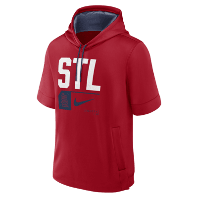 St. Louis Cardinals Tri Code Lockup Men's Nike MLB Short-Sleeve Pullover Hoodie