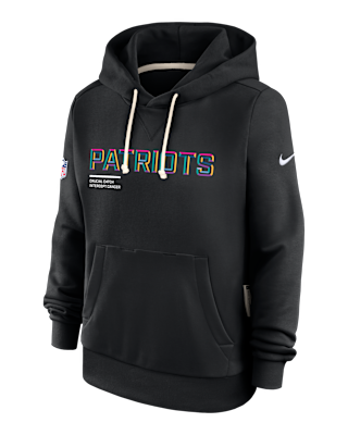 Женское худи New England Patriots Crucial Catch Nike Dri-FIT NFL Pullover Hoodie