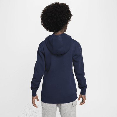 Sweat à capuche en Fleece Nike NFL New England Patriots Club pour ado