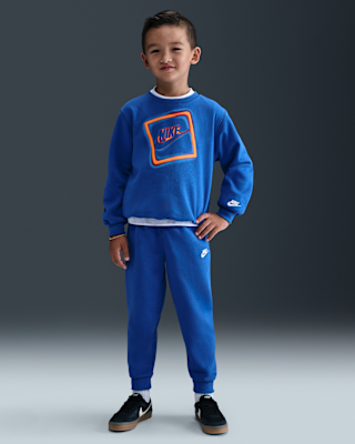 Детские  Nike Glow With Me Little Kids' Lightweight Fleece 2-Piece Crew Set