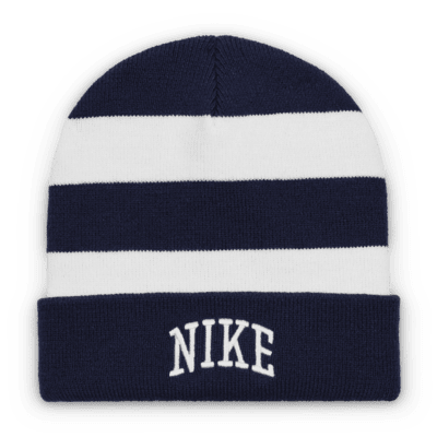 Nike Big Kids' Chunky Stripe Peak 2-Piece Beanie Set