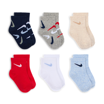 Calcetines al tobillo (6 pares) Baby Swooshfetti Nike