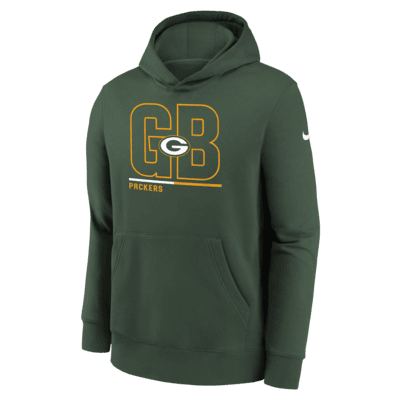 Green Bay Packers City Code Older Kids' Pullover Hoodie