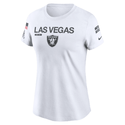 Playera Nike de la NFL para mujer Las Vegas Raiders Salute to Service Legend