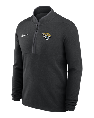 Мужские  Jacksonville Jaguars Logo Victory Nike Dri-FIT NFL 1/2-Zip Long-Sleeve Top