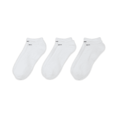 Nike Everyday Cushioned Training No-Show Socks (3 Pairs)