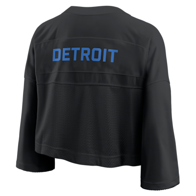 Detroit Lions Wide Receiver Jersey Fashion Women's Nike Dri-FIT NFL Cropped Top