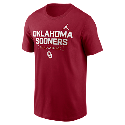 Oklahoma Courtside Basketball Men's Jordan Brand Dri-FIT College T-Shirt