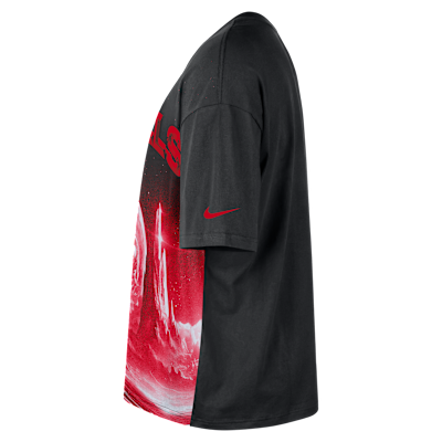 Chicago Bulls Courtside Nike NBA boxy T-shirt voor heren