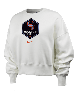 Женский свитшот Houston Dash Phoenix Fleece Nike NWSL Crew-Neck