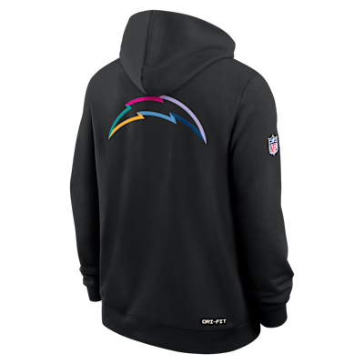 Los Angeles Chargers Crucial Catch Sideline Men's Nike Dri-FIT NFL Pullover Hoodie