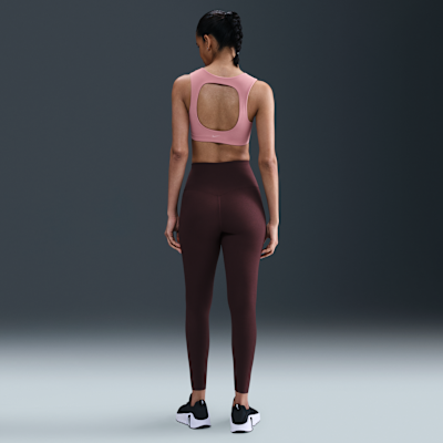 Nike Zenvy Rib Leggings de tiro alto de 7/8 de baja sujeción para mujer
