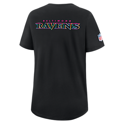 Playera Nike Dri-FIT de la NFL para mujer Baltimore Ravens Crucial Catch