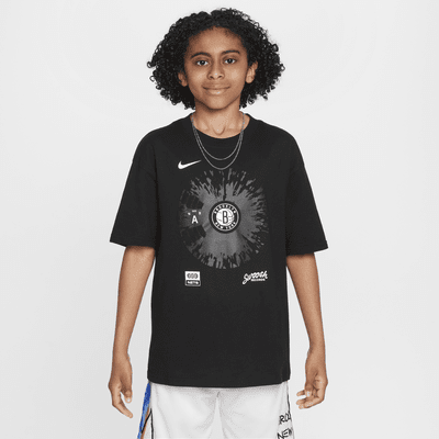 Brooklyn Nets Courtside Older Kids' (Boys') Nike NBA Max90 T-Shirt