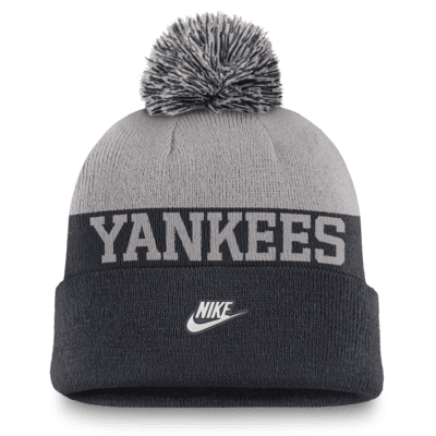 New York Yankees Rewind Peak Men's Nike MLB Cuffed Pom Beanie