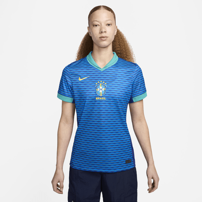 Jersey de fútbol Nike Dri-FIT replica de Brasil visitante 2024 Stadium ...