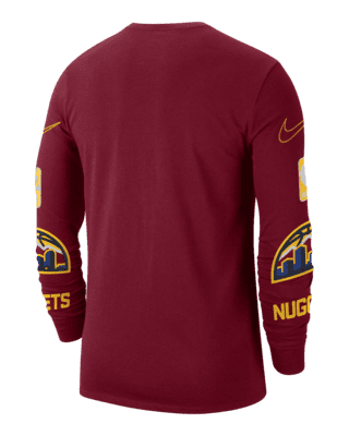 Denver Nuggets Nike Essential Practice Legend Performance Long Sleeve  T-Shirt - Gold