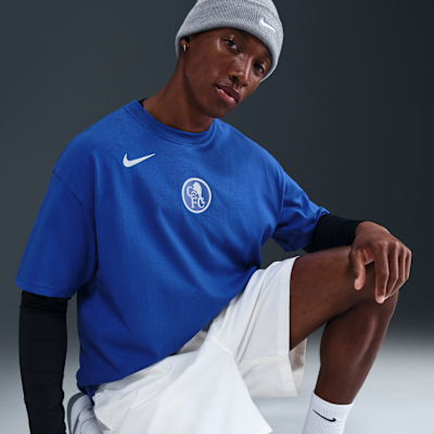 Chelsea FC Nike Total 90-fodbold-T-shirt til mænd